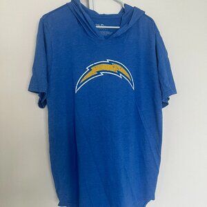 Justin Herbert QB Chargers #10 long hooded shirt.